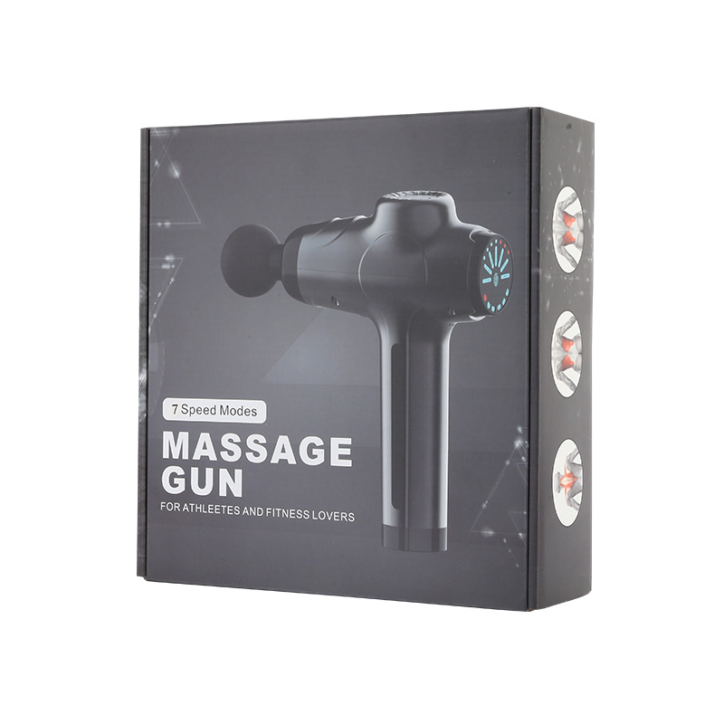 Y3-1 Customized High Speed 12.6V Back LCD Display Brush Back Massage Gun With USB Charger